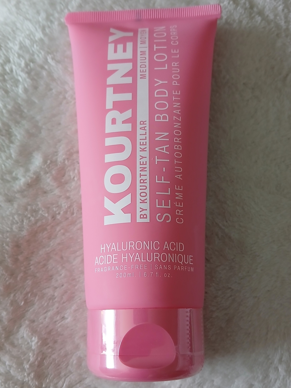 Kourtney Kellar Self-Tan Body Lotion [Hyaluronic Acid - FRAGRANCE FREE - Medium